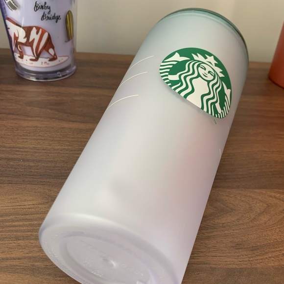 Starbucks korea Green gradation siren cold cup 591ml BNWT plastic - Picture 3 of 4